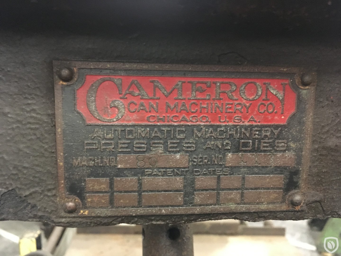 Cameron 80 bodymaker