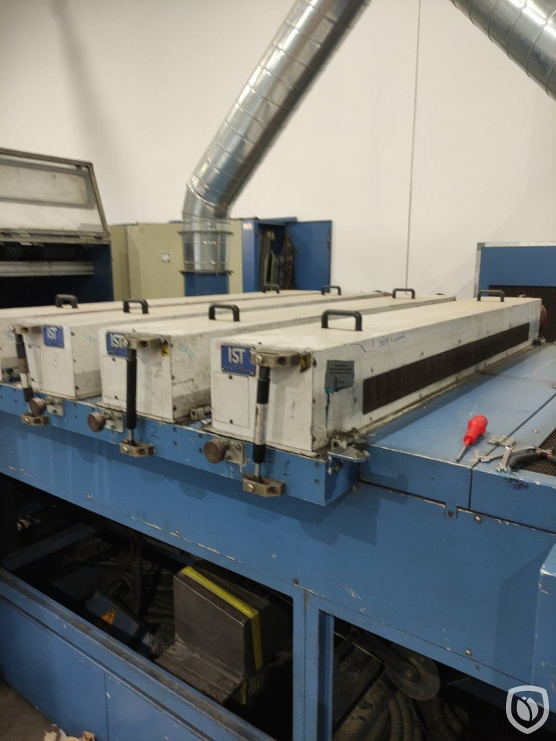 KBA METALSTAR type 1 printing line (2C) with IST UV-oven