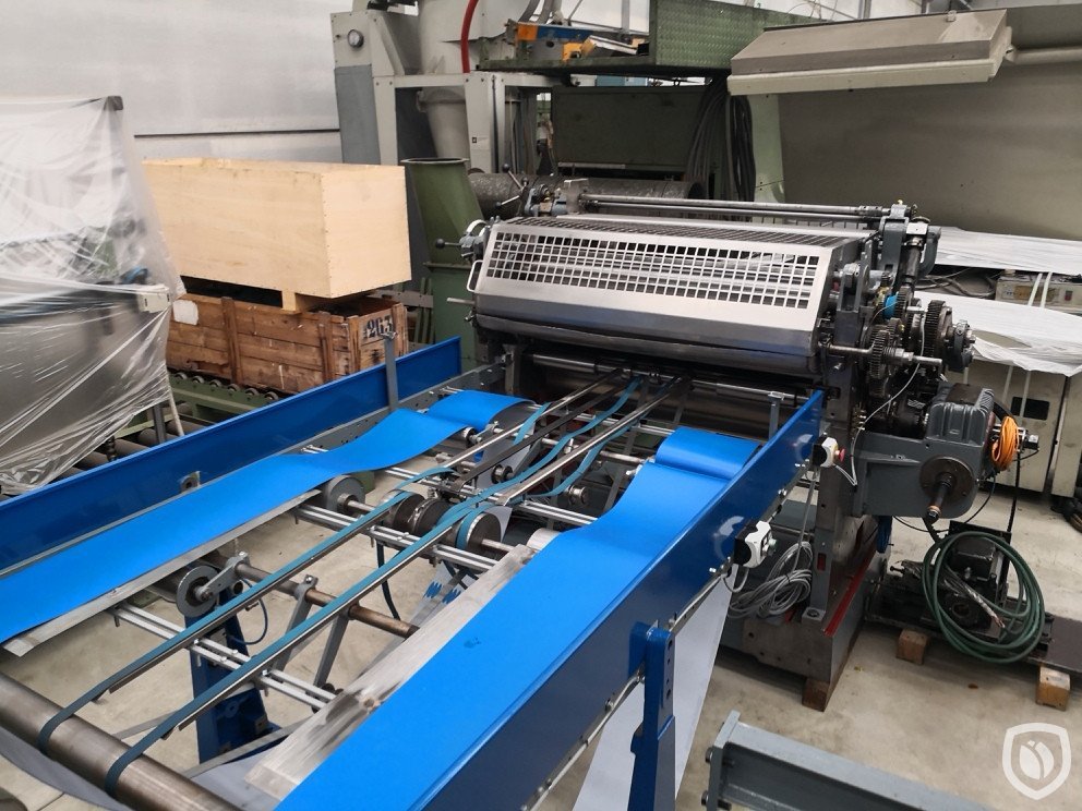 Mailander 162 bi-color printing with 460 plain coating