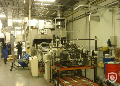 Mailander 460 coating line with LTG tunnel oven of 34 meters